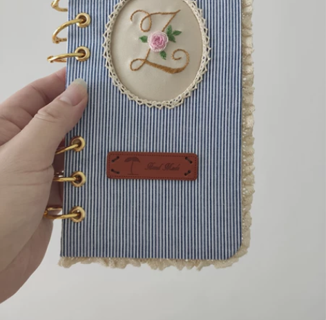 客订已出#英文字母大写Z张# 刺绣笔记本 ...