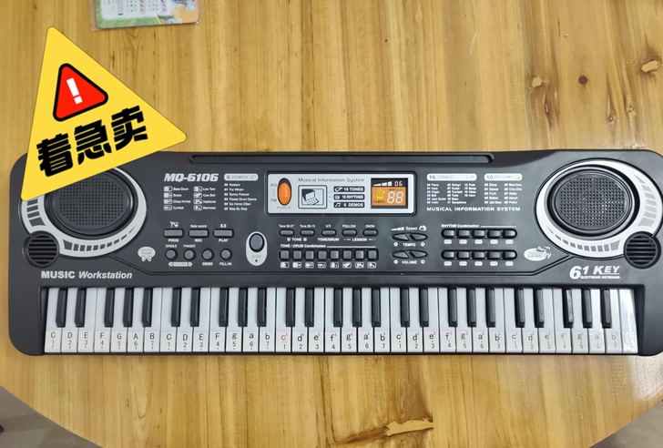 撤店处理，61键电子琴充电的，全新的，最后...