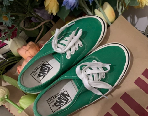 vans安纳海姆 绿 37码（偏大一码） ...