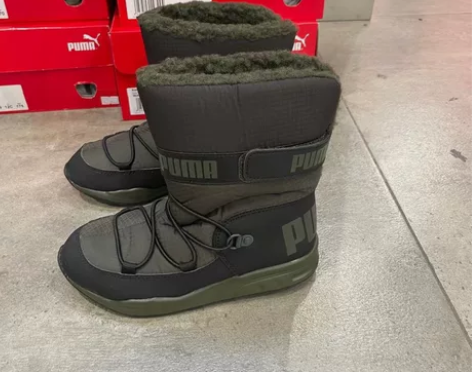 PUMA彪马儿童棉靴 鞋面防水 轻便好穿 ...