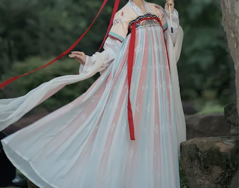 仙楚姬原创汉服女【浮笙】齐胸襦裙三件套6米...