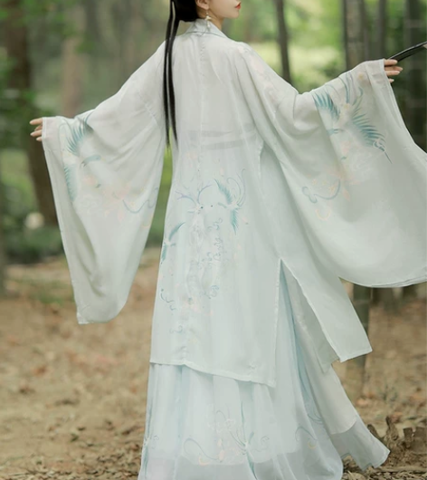 【全新】劲合夫诸原创汉服四件套 中国风广袖...