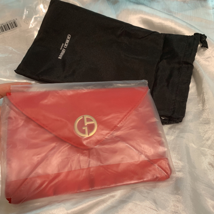 阿玛尼专柜赠品 手拿包钱包