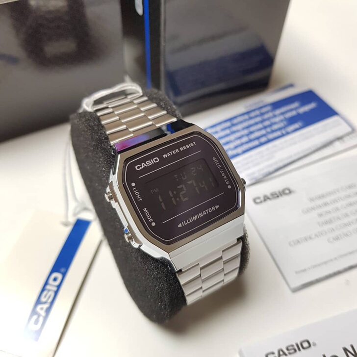 【新款高逼格】卡西欧CASIO 复古方块反...