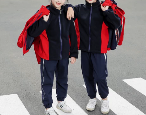 幼儿园园服秋冬装冲锋衣三件套儿童冬季班服套...