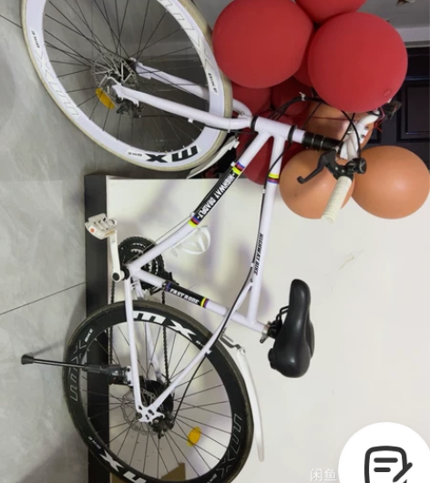 变速死飞山地自行车60刀黑白色 感兴趣的话...