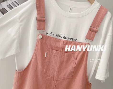 泰可tycor 韩版宽松背带连衣裙裙女夏新...