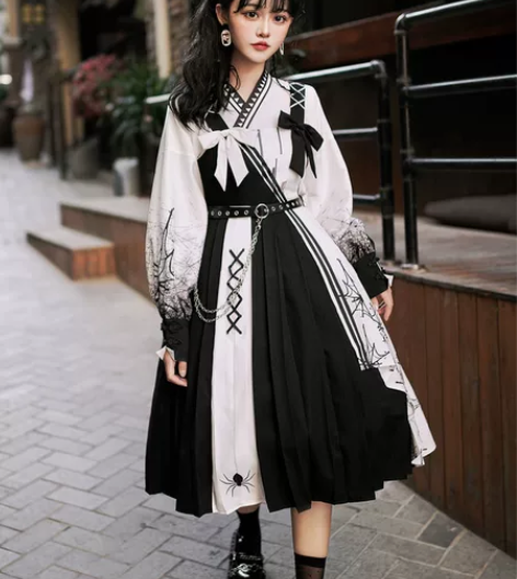 【大全套】花悦诗风暮色森林秋季汉服女改良汉...