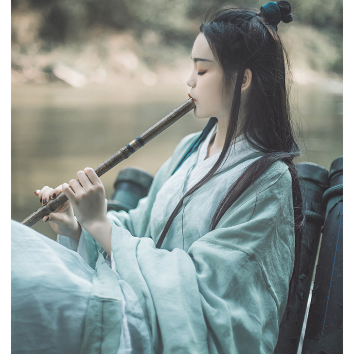 【清平调】魏晋风交领汉服女夏超仙古风广袖流...