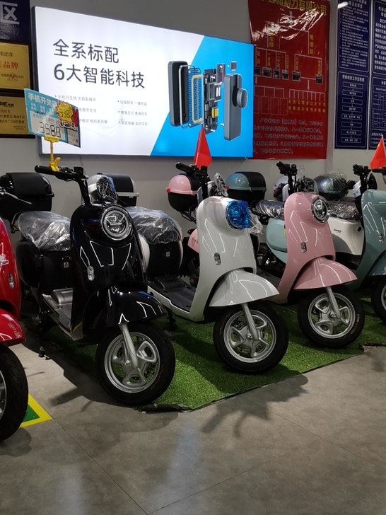 全新哈啰车，手机断电启动真正的无钥匙启动，...