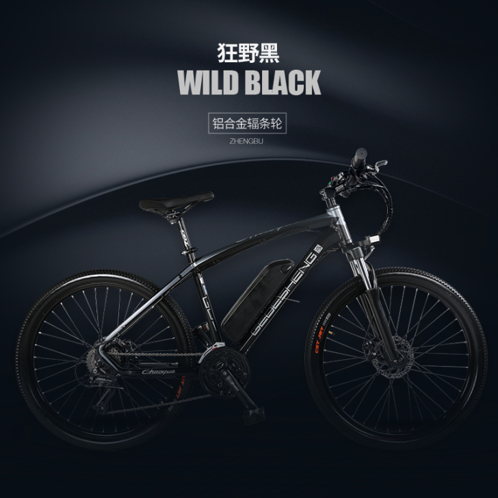 正步代步车成人电动车减震变速助力山地车锂电...