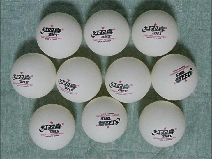红双喜乒乓球正品星级新材料D40+