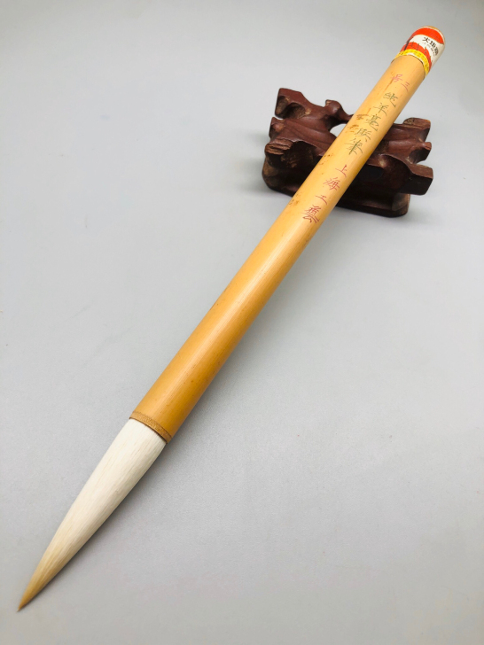 回流上海工艺库存老笔纯羊毫联笔，善琏老笔工...