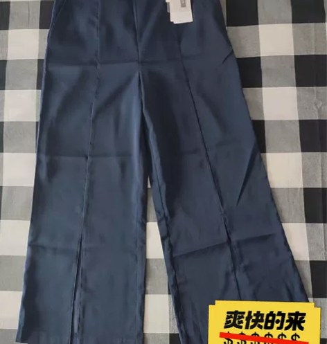 品牌雪纺裤女西装裤西服裤长裤休闲裤九分裤开...
