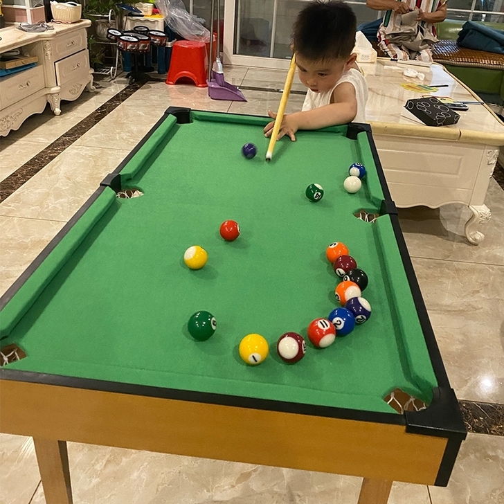 儿童台球桌家用室内美式硬币斯诺克花式迷你黑...
