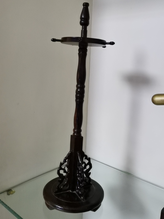 文房四宝，木毛笔架，亦可挂佛珠 。高36c...
