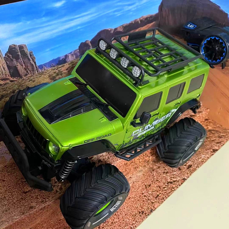 高速2.4G越野大脚特技攀爬遥控车漂移四驱...