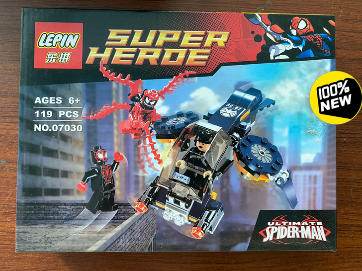 乐拼益智积木玩具 spider-man N...