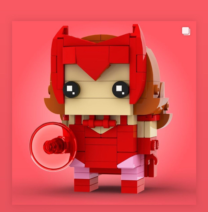 漫威乐高MOC 旺达 LDR OR 零件包...