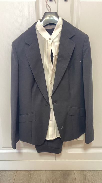 西服套装，女，165之内都能穿，西服马甲衬...