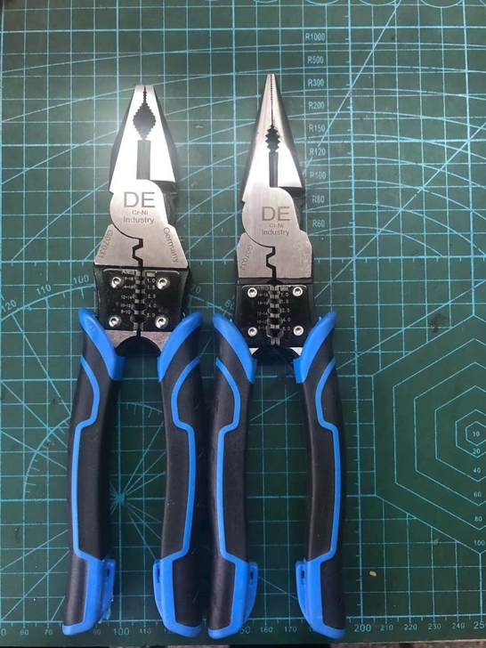 进口钢丝钳多功能尖嘴钳电工专用五金工具老虎...