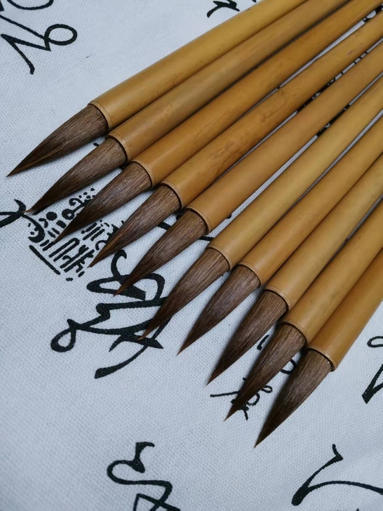 仿唐##amp；nbsp；古法制作狼毫大楷...