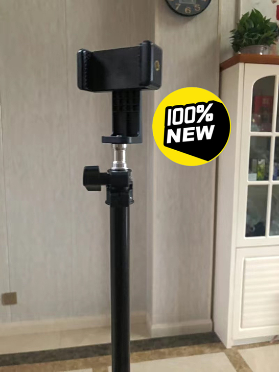 捡漏全新1.7米手机直播支架直播落地三脚架...