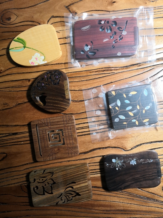 谭木匠镜子,各种镜子,有小叶紫檀、黑檀、玉...