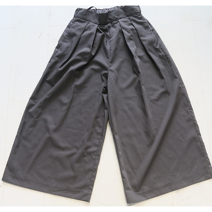 三叔 日单阔腿裤宽松复古9分裤可盐可甜 男...