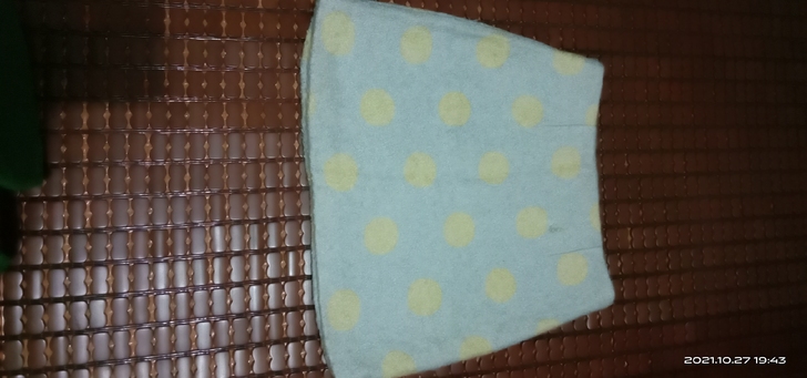 毛呢毛圈清新圆波点百搭一步裙