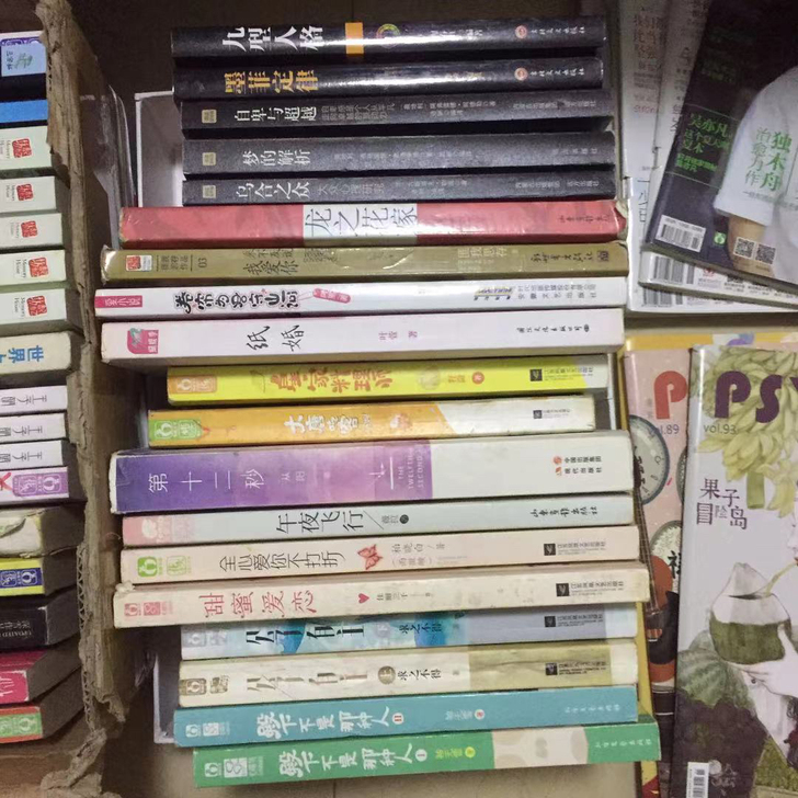以前买的书，有好多都没看。有旧有新，同城交...