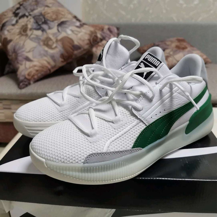 Puma 彪马 经典联名款黑白配色皮鞋男鞋...