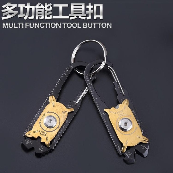 一把包邮，多功能钥匙扣工具扣，便携式小工具...