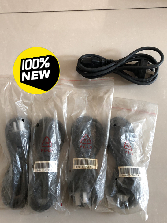 电源线，进口设备装机剩下的电源线，参数看图...
