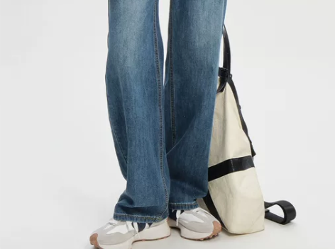 赫度高腰复古直筒牛仔裤女阔腿裤2022年春...