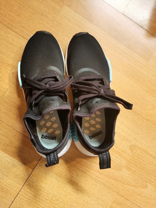 adidas  NMD R1  蓝黑 BY...