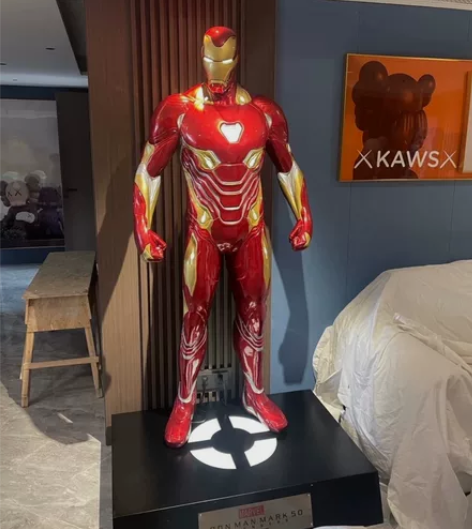 1比1漫威钢铁侠手办MK50雕像复仇者联盟...