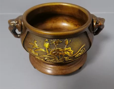 古玩铜器收藏，象炉，工艺精湛 价格：155...