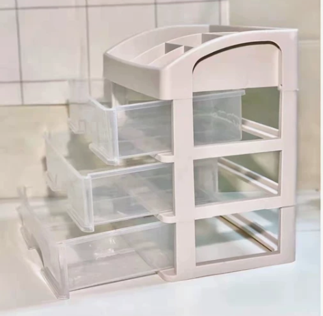 【仅剩10套】仅剩10套桌面收纳盒透明抽屉...