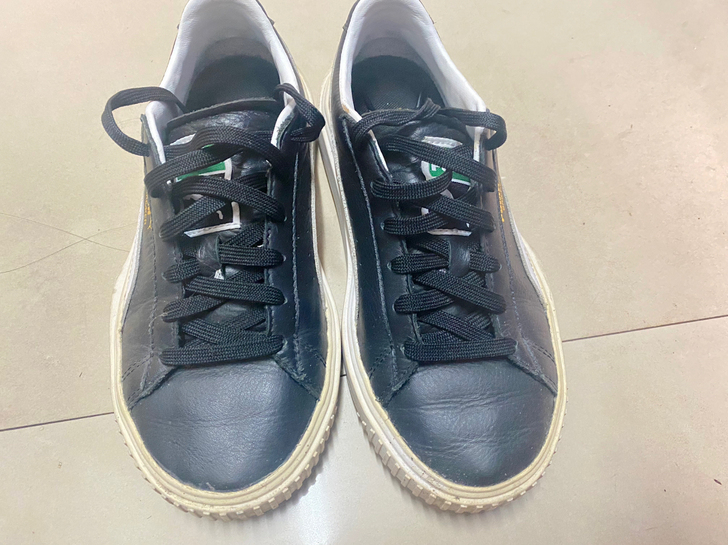 鞋边有些氧化 puma 37码