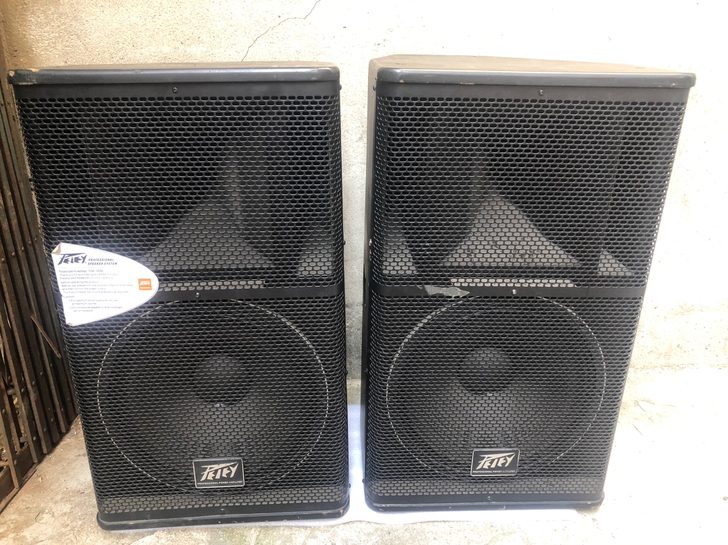单15寸专业音箱一对,成色如图,原装无修,...