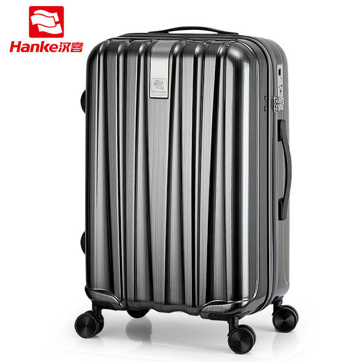 汉客指纹解锁旅行箱智能识别行李箱万向轮20...