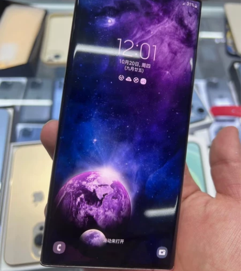 美版三星note20u,磨砂金,完美屏,无...