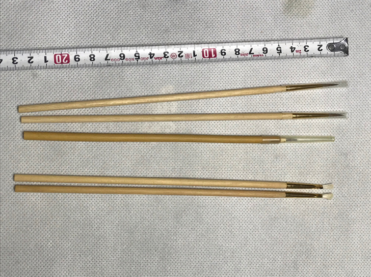 日本原装毛笔5个打包 基本都是新的 全店满...