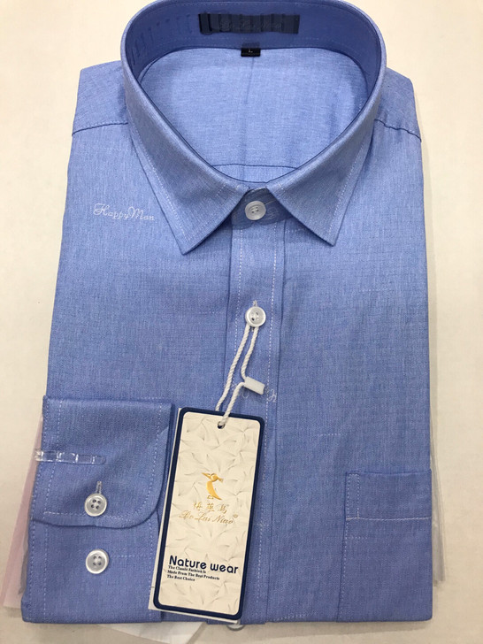 高品质高棉薄款长袖印花宽版男士休闲衬衫