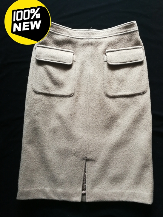 100%羊毛铅笔裙厚款