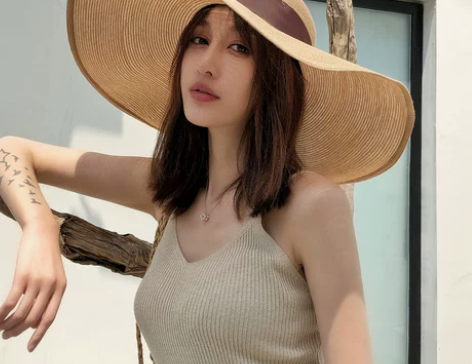 夏季大帽檐大沿草帽防晒遮阳帽沙滩帽女夏天太...