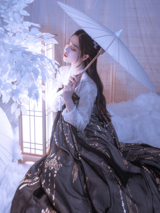 艺缕原创正品汉服齐胸襦裙改良汉服女传统中国...