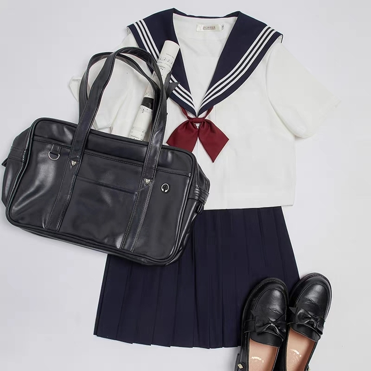 中牌纯色绀裙S码