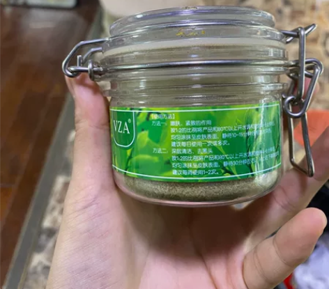Vza 祛黑头紧致绿茶面膜 买来用了一半 ...